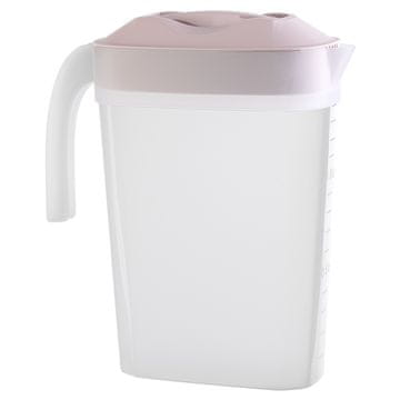 Pobeda Plastični vrč 1,5 l s pokrovom, merilna posoda FREEZY