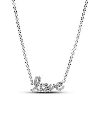 Pandora Originalna srebrna ogrlica Love Moments 393076C01-45