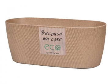 Prtljažnik MIKA PETIT ECO WOOD plastika 27cm, svetlo rjava