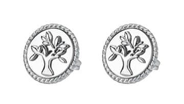 Brosway Brezčasni jekleni uhani Tree of Life Chakra BHKE144