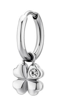 Brosway Jeklen enojni uhan Štiriperesna deteljica 2v1 Chakra BHKE133