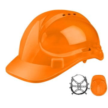 Total Varnostna čelada Oranžna /330g/HDPE (TSP2605)
