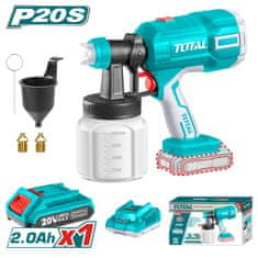 Total Akumulatorska razpršilna pištola 800ml/min /P20S /IND (TSGLI20406)