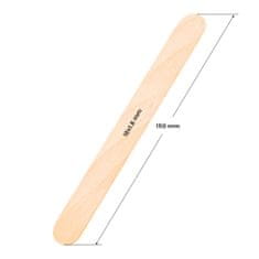 ACTIVESHOP Velika lesena lopatica 150 x 18 x 1,8 mm – 50 kosov