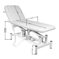 Eprim Sillon Električna masažna ležalnica 079 1 motor, bela