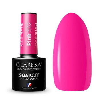 Claresa CLARESA hibridni lak za nohte ROZA 532 -5 g