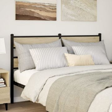 Vidaxl vidaXL Vzglavje postelje, hrast sonoma, 135 cm