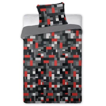 Faro Posteljnina z motivom Lego kock