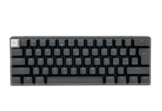 Logitech PRO X 60 LIGHTSPEED brezžična tipkovnica, Tactile, SLO, črna (920-011911)