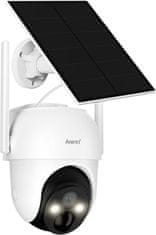 Laxihub Zunanja baterijska PT kamera GO2T-SP2 s sončno ploščo IP65 3MP 2K MicroSD