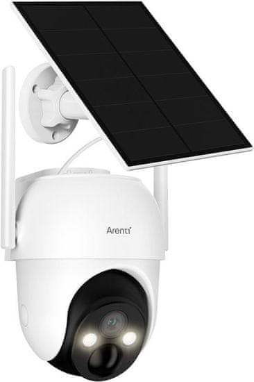 Laxihub Zunanja baterijska PT kamera GO2T-SP2 s sončno ploščo IP65 3MP 2K MicroSD