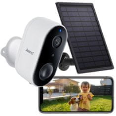 Laxihub Arenti GO1 & SP zunanja full HD Wi-Fi kamera s baterijo za polnjenje in sončna plošča