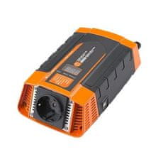 Carspa Napetostni pretvornik PID400-12, 12V/230V+USB 400W, modificiran sinusni val, digitalni zaslon, primeren za avtomobile