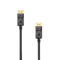 S-box 2.00m DisplayPort - DisplayPort M/M kabel 4K60Hz črni