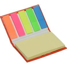 PIGO Notesnik mini eko samolepilni lističi set lily - rdeč