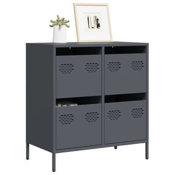 Vidaxl vidaXL Omarica antracit 68x39x73,5 cm hladno valjano jeklo