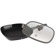 Berlingerhaus Ponev za peko na žaru s pokrovom 28 cm Antracit Collection BH-8127