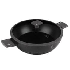 Berlingerhaus Globoka ponev s površino iz titana in pokrovom 30 cm Anthracite Collection BH-8129