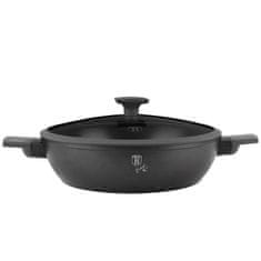 Berlingerhaus Globoka ponev s površino iz titana in pokrovom 30 cm Anthracite Collection BH-8129