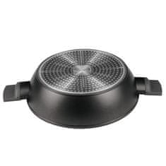 Berlingerhaus Globoka ponev s površino iz titana in pokrovom 30 cm Anthracite Collection BH-8129