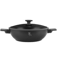 Berlingerhaus Ponev WOK s titanovo površino in pokrovom 30 cm antracitna kolekcija BH-8125