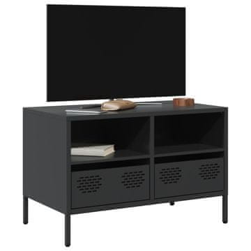 Vidaxl vidaXL TV stojalo črno 68x39x43,5 cm hladno valjano jeklo