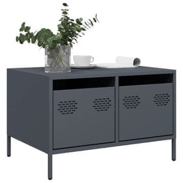 Vidaxl vidaXL TV stojalo črno 68x50x43,5 cm hladno valjano jeklo