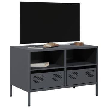 Vidaxl vidaXL TV stojalo črno 68x39x43,5 cm hladno valjano jeklo