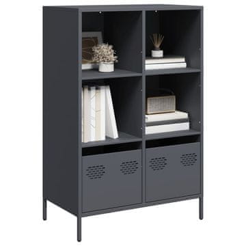 Vidaxl vidaXL Omarica, antracitna, 68x39x103,5 cm, jeklo