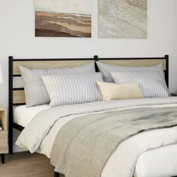 Vidaxl vidaXL Vzglavje postelje, hrast sonoma, 180 cm