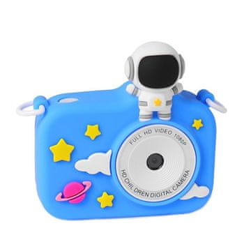 MG CR12 Astronaut dječja kamera + 32GB kartica, modra