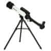 Astronomical otroški teleskop s stojalom, črno/bel