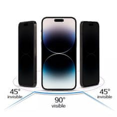 MG Privacy Glass zaščitno steklo za iPhone 16 Pro Max, črna