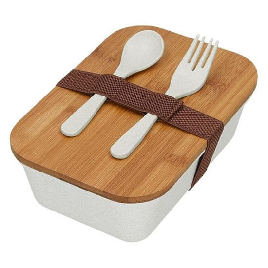 A DESIGN Posoda za hrano s priborom BAMBOO
