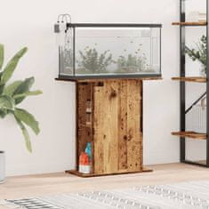 Vidaxl Stojalo za akvarij starinski les 36x75x72,5 cm inženirski les