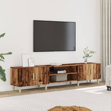 Vidaxl vidaXL TV omarica, starinski les, 180 x 31,5 x 40 cm, material na osnovi lesa