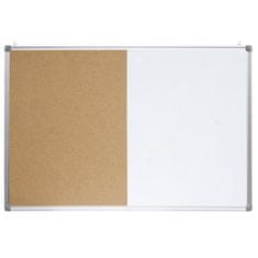 Optima Kombinirana tabla 45 x 60 cm z aluminijastim okvirjem