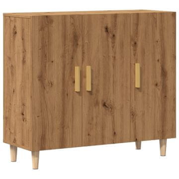 Vidaxl Komoda artisan hrast 90x34x80 cm inženirski les