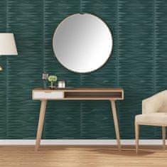 shumee vidaXL Stenski paneli 48 kosov zeleni 50x50 cm XPS 12 m² kamen