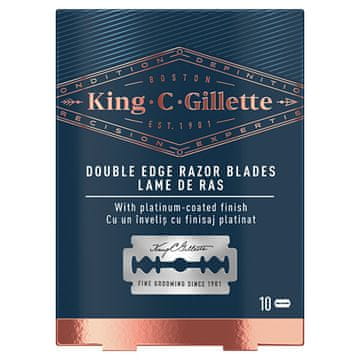 Gillette Rezervni britve King (Double Edge Razor Blades) 10 kosov