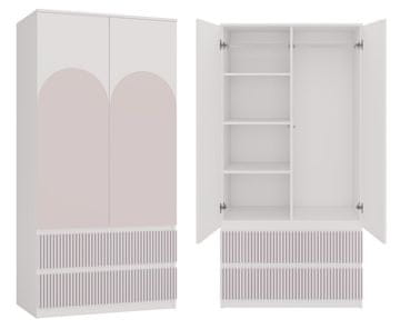 shumee Garderobna omara Malwa SS-90 Arteso Pink