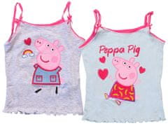 Ljubki dom Otroška majica PEPPA PIG 2 kom svetlo zelen/siv - različne velikosti Velikost: 98 - 104