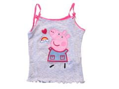 Ljubki dom Otroška majica PEPPA PIG 2 kom svetlo zelen/siv - različne velikosti Velikost: 98 - 104