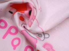 Ljubki dom Otroška majica s kratkimi rokavi 2 kom PUJSA PEPA, svetlo roza/bela - različne velikosti Velikost: 98 - 104