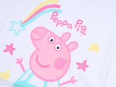 Ljubki dom Otroška majica s kratkimi rokavi 2 kom PUJSA PEPA, svetlo roza/bela - različne velikosti Velikost: 98 - 104