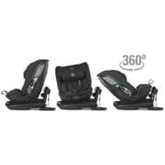 Coccolle Otroški avtosedež 0-36 kg 360 isofix 40-150 cm Coccolle Velsa Taupe black