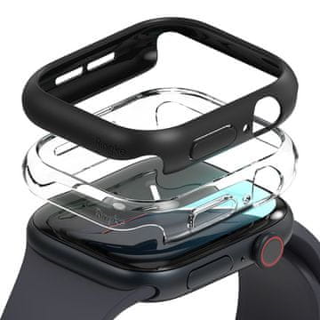 1 to 3 Ringke Etui Slim 2-Pack Za Apple Watch 10 46Mm Transparent Matt Black