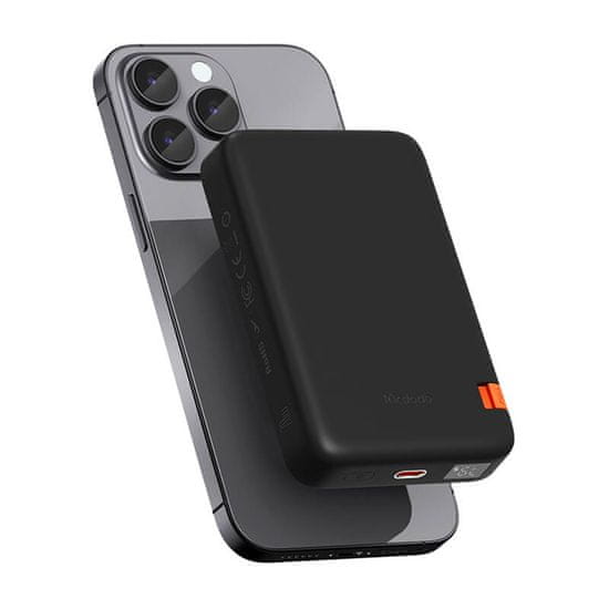 Mcdodo Mcdodo MC-5101 magnetna power banka s stojalom 10000mAh, 20W (črna)