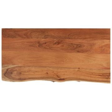 Vidaxl Mizna plošča 80x40x2,5 cm pravokotna akacija naraven rob