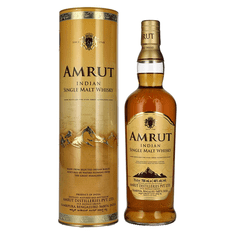 Amrut Indijski Whisky Peated Single Malt + GB 0,7 l